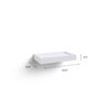 Newage Products Home Floating Shelf, 24in, White 81039